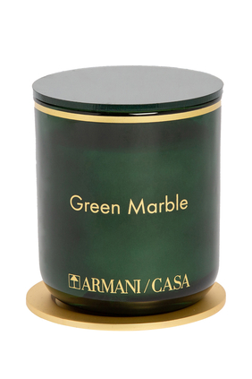 ARMANI CASA PEGASO SCENTED CANDLE - DARK GREEN - DIAM 8X8,5 H CM - INCH 3,3X3,3